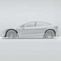 RevoZport Tesla Model 3 2019-2024 (Gen 1) Wide Arch Body Kit Aftermarket Carbon Fiber Part / Bodykit - Robot Bodykits