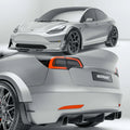 RevoZport Tesla Model 3 2019-2024 (Gen 1) Wide Arch Body Kit Aftermarket Carbon Fiber Part / Bodykit - Robot Bodykits