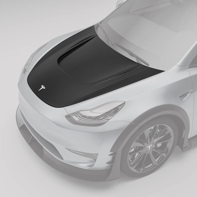 RevoZport Tesla Model Y 2021-2024 Carbon Fibre Hood / Bonnet Aftermarket Carbon Fiber Part / Bodykit - Robot Bodykits