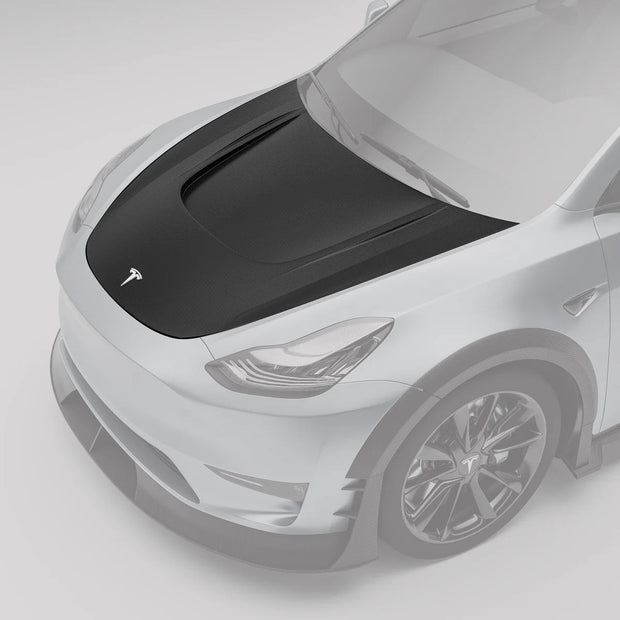 RevoZport Tesla Model Y 2021-2024 Carbon Fibre Hood / Bonnet Aftermarket Carbon Fiber Part / Bodykit - Robot Bodykits