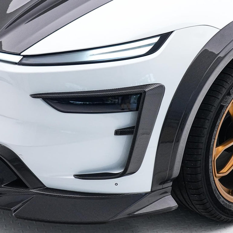 RevoZport Tesla Model Y Juniper 2024 (Gen 2) Full Carbon Wide Arch Body Kit Aftermarket Carbon Fiber Part / Bodykit - Robot Bodykits