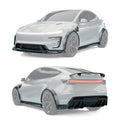 RevoZport Tesla Model Y Juniper 2024 (Gen 2) Full Carbon Wide Arch Body Kit Aftermarket Carbon Fiber Part / Bodykit - Robot Bodykits