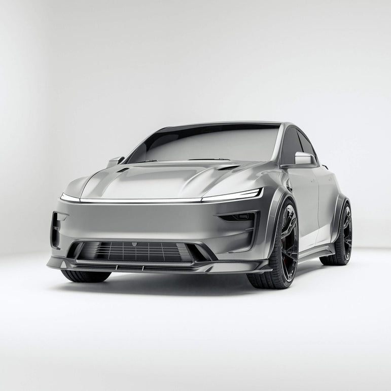 RevoZport Tesla Model Y Juniper 2024 (Gen 2) Full Carbon Wide Arch Body Kit Aftermarket Carbon Fiber Part / Bodykit - Robot Bodykits