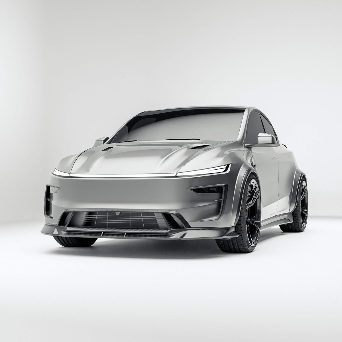 RevoZport Tesla Model Y Juniper 2024 (Gen 2) Full Carbon Wide Arch Body Kit Aftermarket Carbon Fiber Part / Bodykit - Robot Bodykits