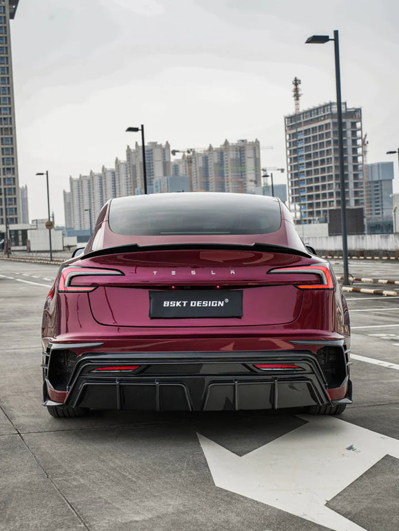 BSKT Design Carbon Fiber Full Aero Body Kit for Tesla Model 3 Highland 2023+