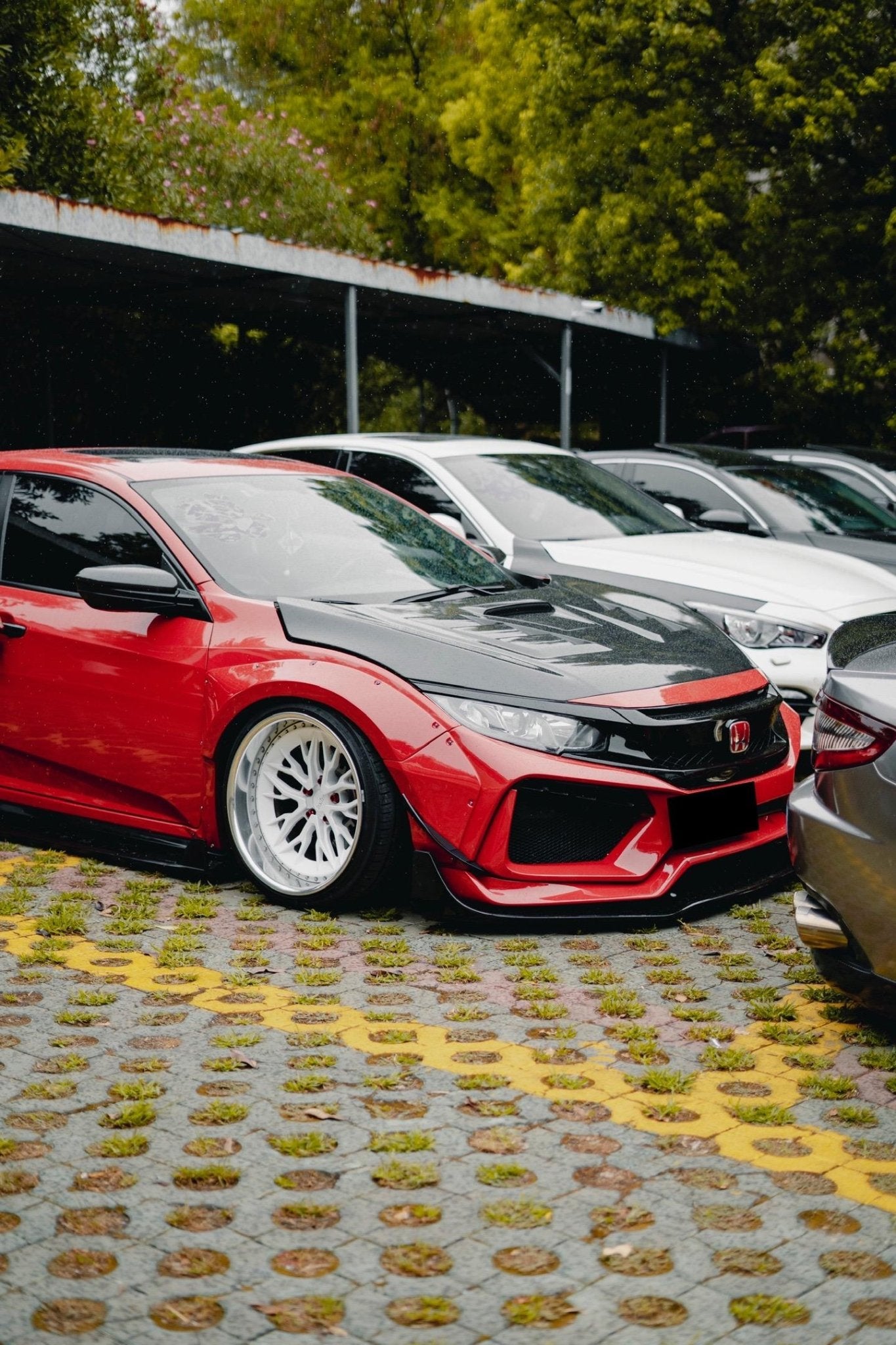 Robot 10th Gen Honda Civic SEDAN FRP Complete Widebody Kit Aftermarket Carbon Fiber Part / Bodykit - Robot Bodykits