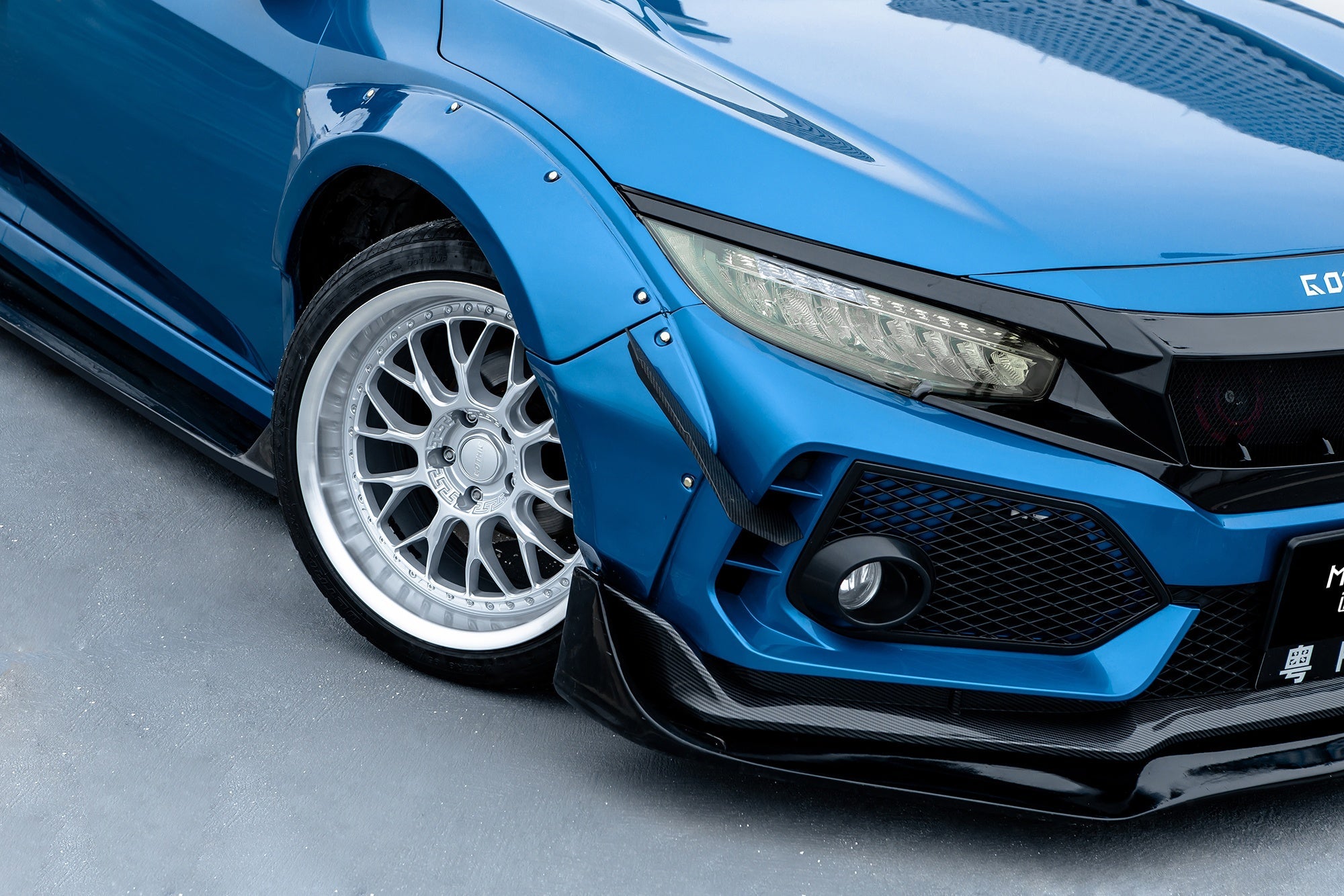 Robot 10th Gen Honda Civic SEDAN FRP Complete Widebody Kit Aftermarket Carbon Fiber Part / Bodykit - Robot Bodykits