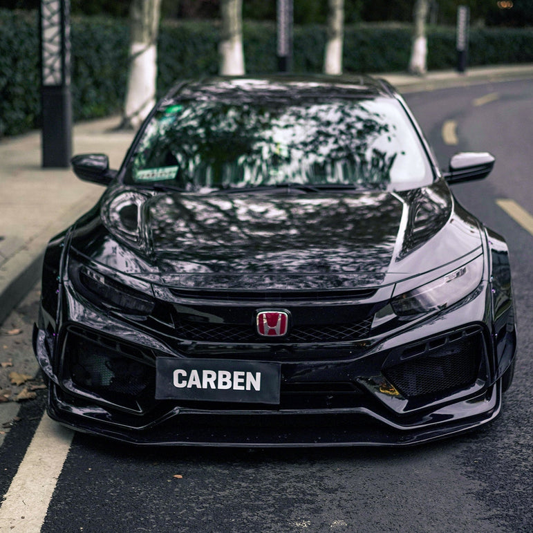 Robot 10th Gen Honda Civic SEDAN FRP Complete Widebody Kit Aftermarket Carbon Fiber Part / Bodykit - Robot Bodykits