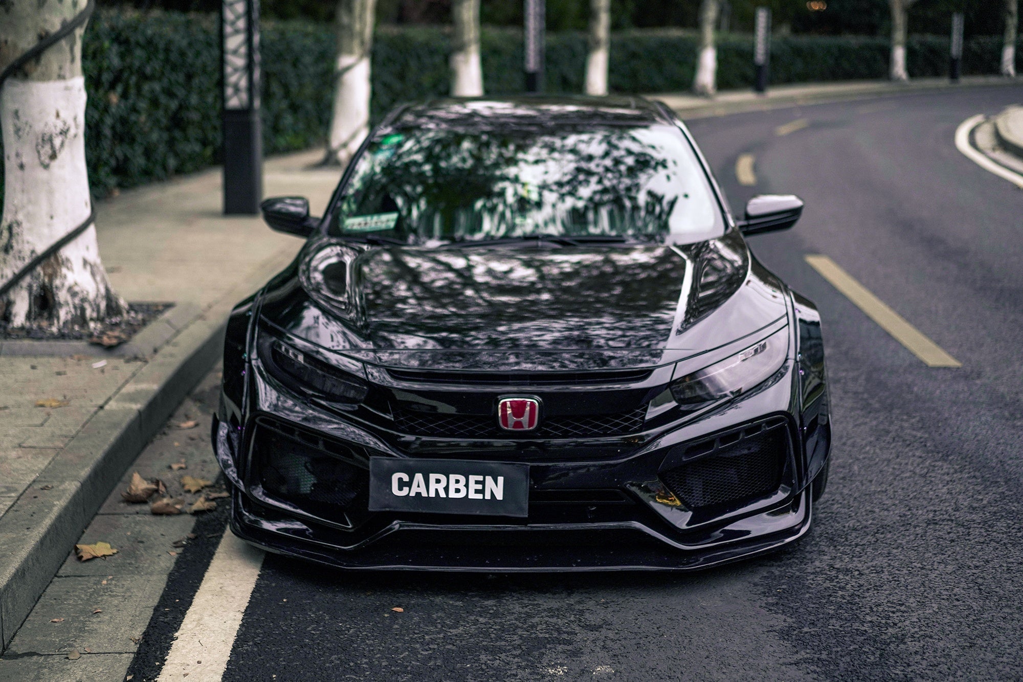 Robot 10th Gen Honda Civic SEDAN FRP Complete Widebody Kit Aftermarket Carbon Fiber Part / Bodykit - Robot Bodykits