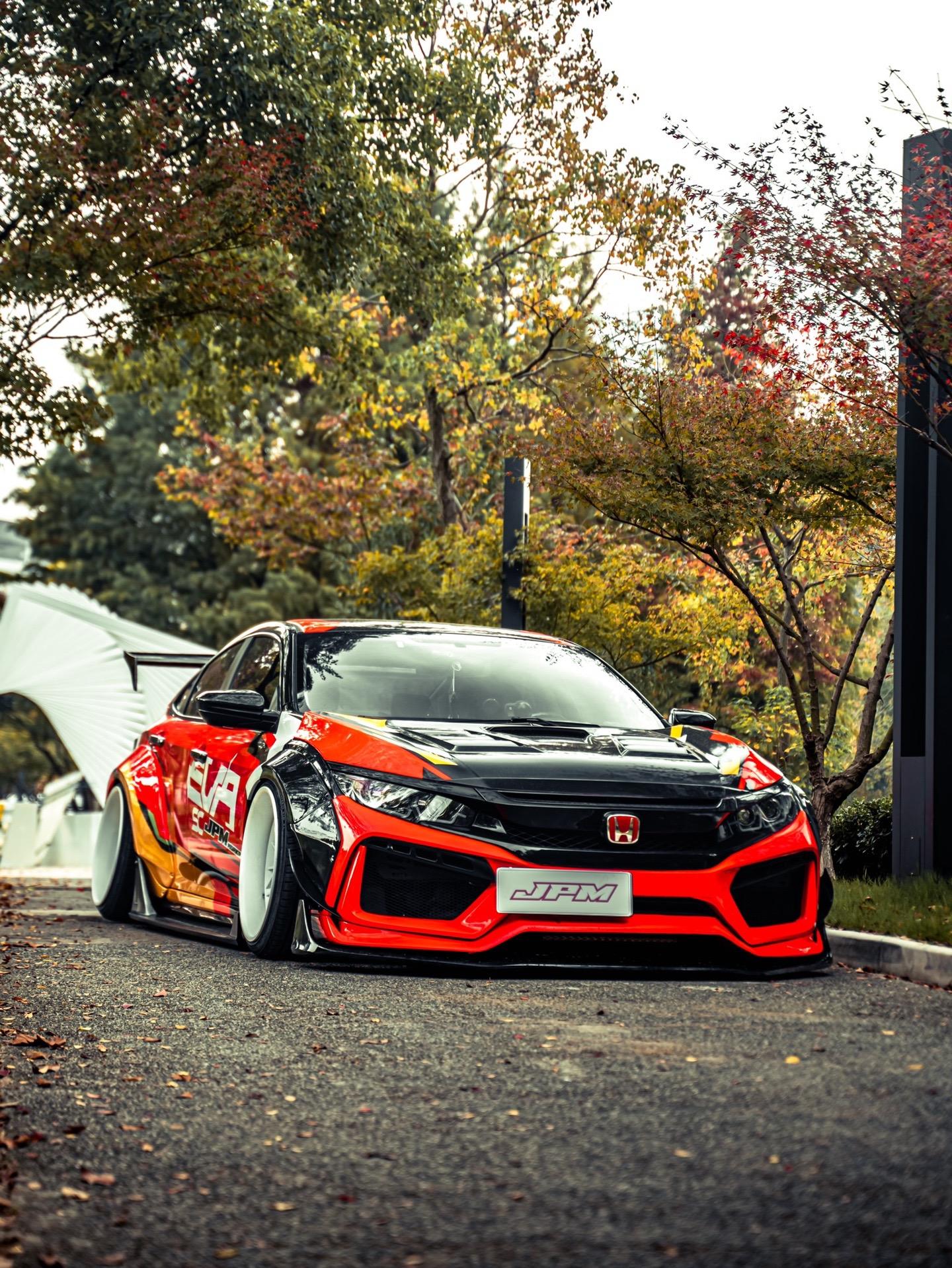 Robot 10th Gen Honda Civic SEDAN FRP Complete Widebody Kit Aftermarket Carbon Fiber Part / Bodykit - Robot Bodykits