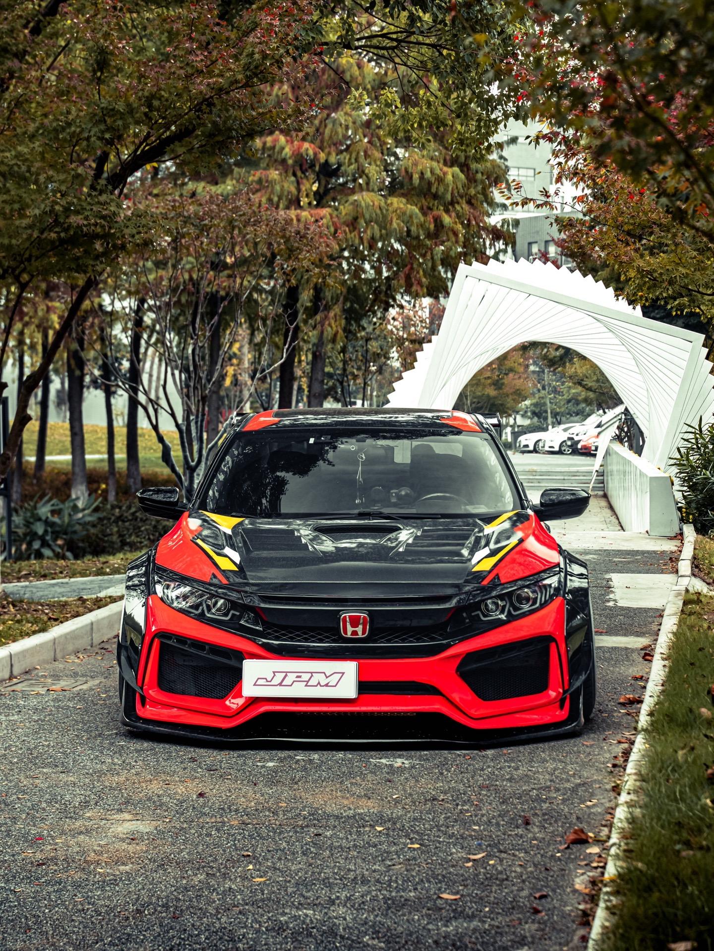 Robot 10th Gen Honda Civic SEDAN FRP Complete Widebody Kit Aftermarket Carbon Fiber Part / Bodykit - Robot Bodykits