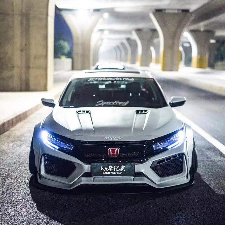 Robot 10th Gen Honda Civic SEDAN FRP Complete Widebody Kit Aftermarket Carbon Fiber Part / Bodykit - Robot Bodykits