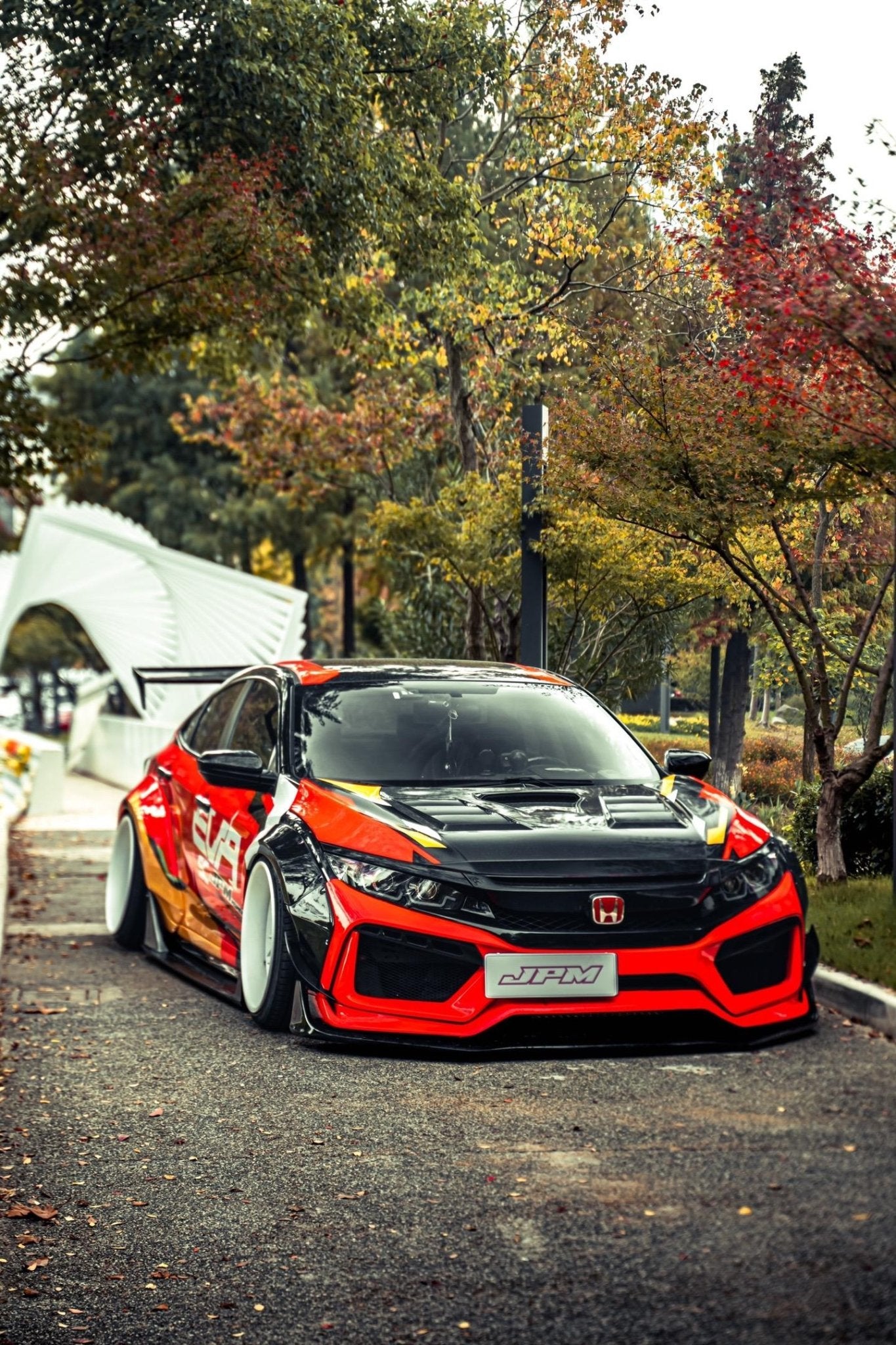 Robot 10th Gen Honda Civic SEDAN FRP Complete Widebody Kit Aftermarket Carbon Fiber Part / Bodykit - Robot Bodykits