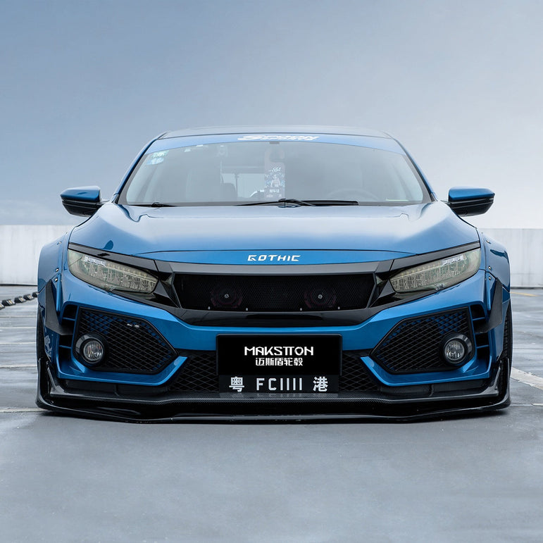 Robot 10th Gen Honda Civic SEDAN FRP Complete Widebody Kit Aftermarket Carbon Fiber Part / Bodykit - Robot Bodykits