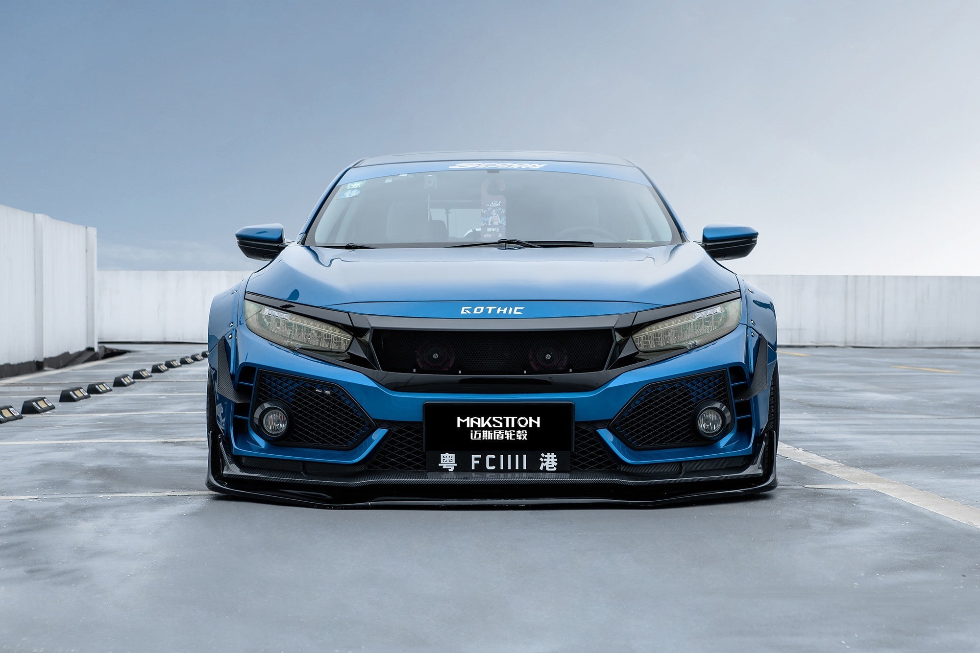 Robot 10th Gen Honda Civic SEDAN FRP Complete Widebody Kit Aftermarket Carbon Fiber Part / Bodykit - Robot Bodykits