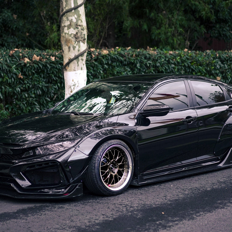 Robot 10th Gen Honda Civic SEDAN FRP Complete Widebody Kit Aftermarket Carbon Fiber Part / Bodykit - Robot Bodykits