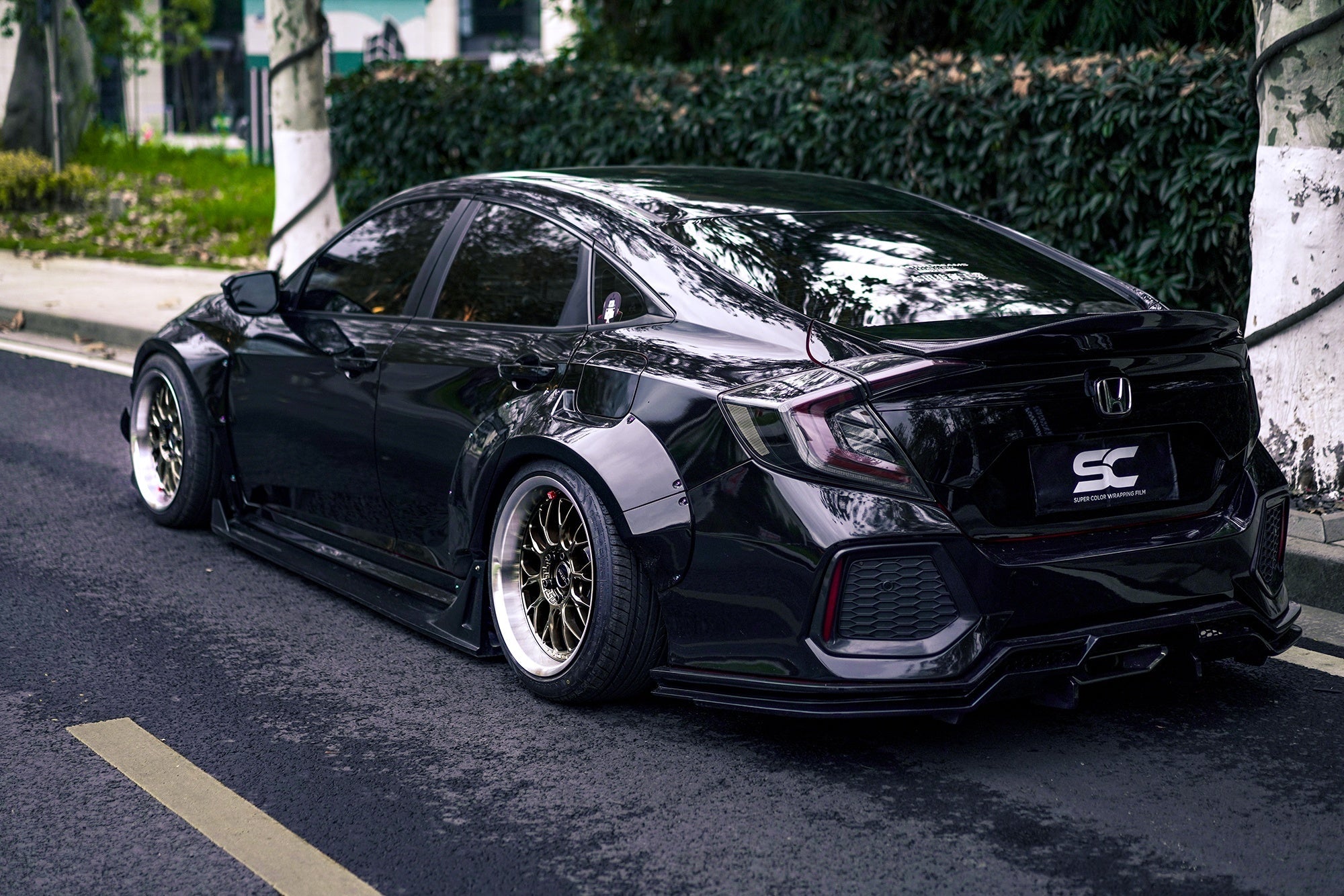Robot 10th Gen Honda Civic SEDAN FRP Complete Widebody Kit Aftermarket Carbon Fiber Part / Bodykit - Robot Bodykits