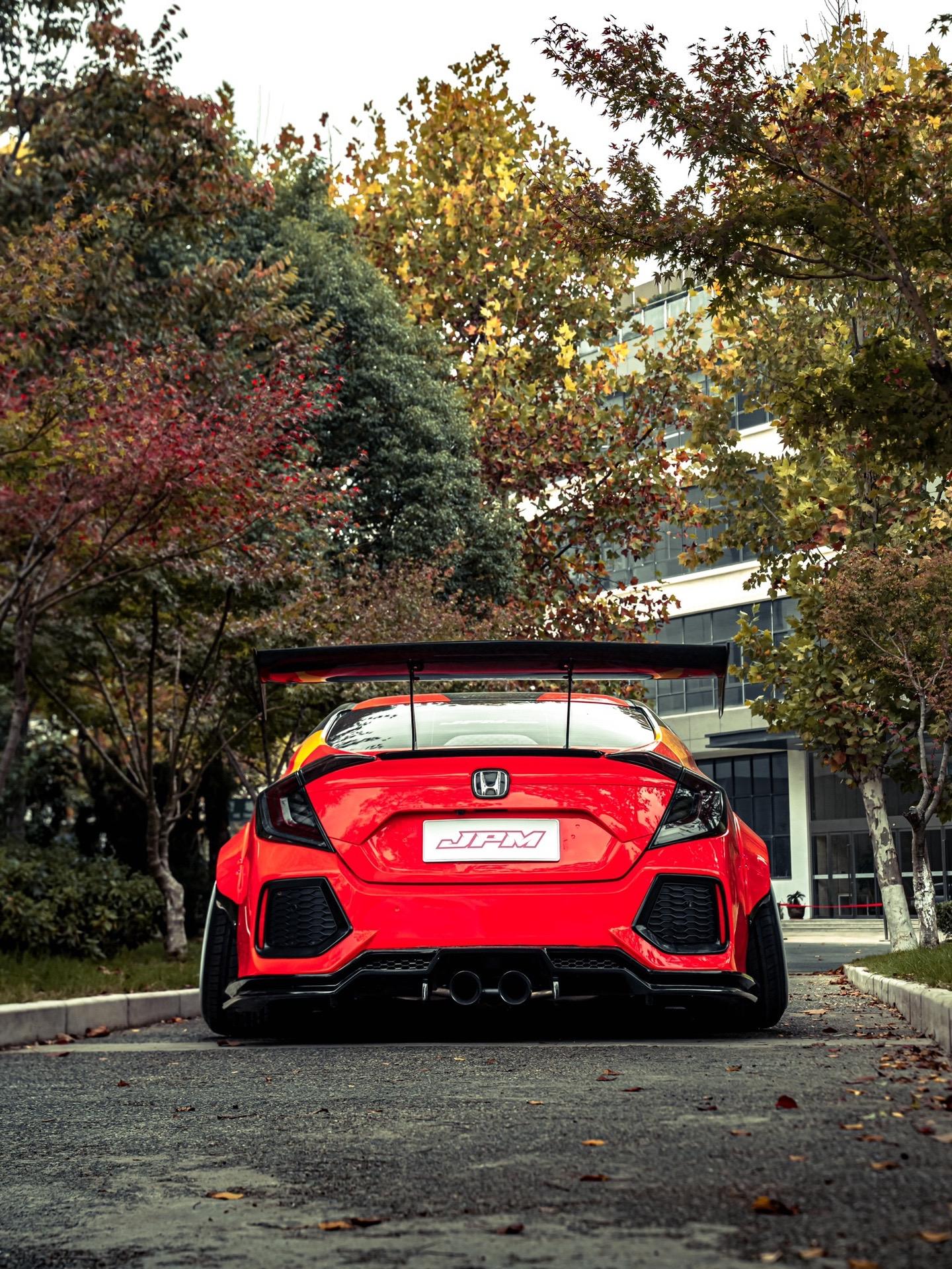 Robot 10th Gen Honda Civic SEDAN FRP Complete Widebody Kit Aftermarket Carbon Fiber Part / Bodykit - Robot Bodykits