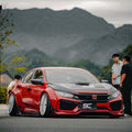 Robot 10th Gen Honda Civic SEDAN FRP Complete Widebody Kit Aftermarket Carbon Fiber Part / Bodykit - Robot Bodykits