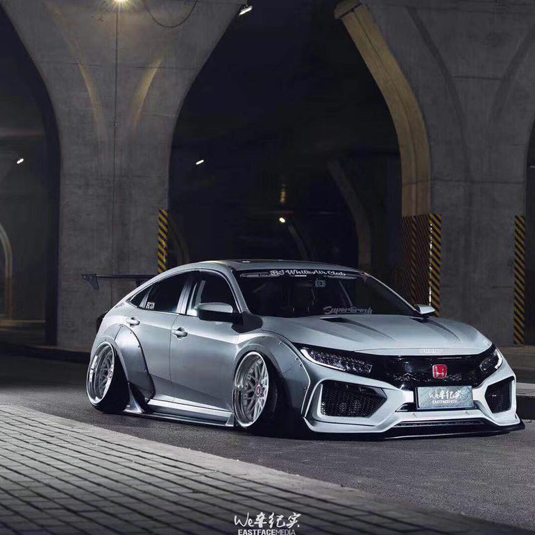 Robot 10th Gen Honda Civic SEDAN FRP Complete Widebody Kit Aftermarket Carbon Fiber Part / Bodykit - Robot Bodykits