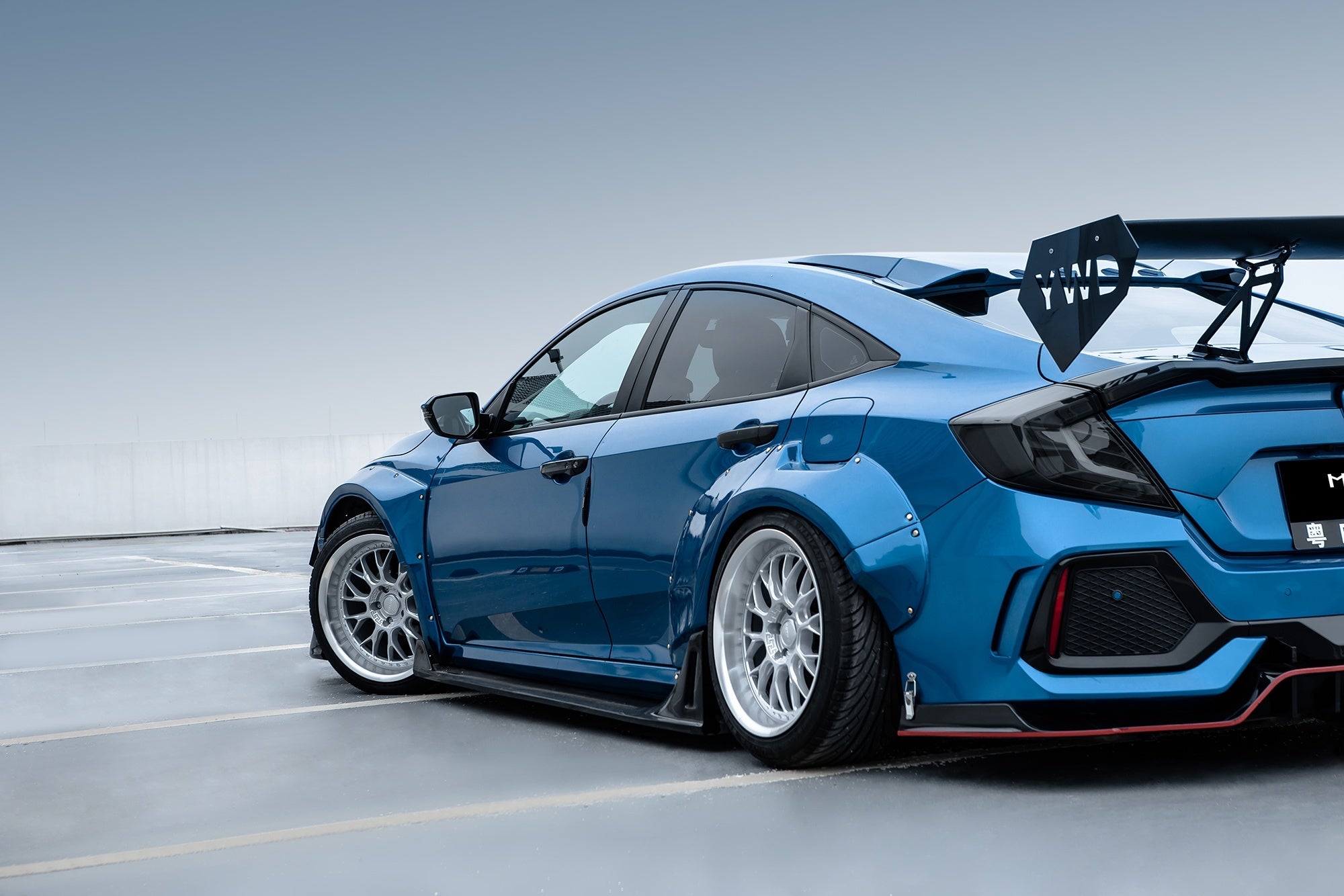 Robot 10th Gen Honda Civic SEDAN FRP Complete Widebody Kit Aftermarket Carbon Fiber Part / Bodykit - Robot Bodykits