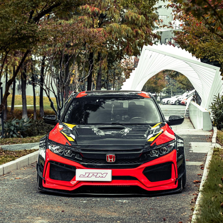 Robot 10th Gen Honda Civic SEDAN / Hatchback FRP Complete Widebody Kit Aftermarket Carbon Fiber Part / Bodykit - Robot Bodykits