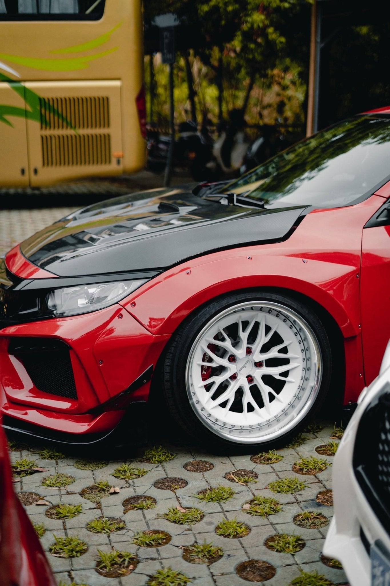 Robot 10th Gen Honda Civic SEDAN / Hatchback FRP Complete Widebody Kit Aftermarket Carbon Fiber Part / Bodykit - Robot Bodykits