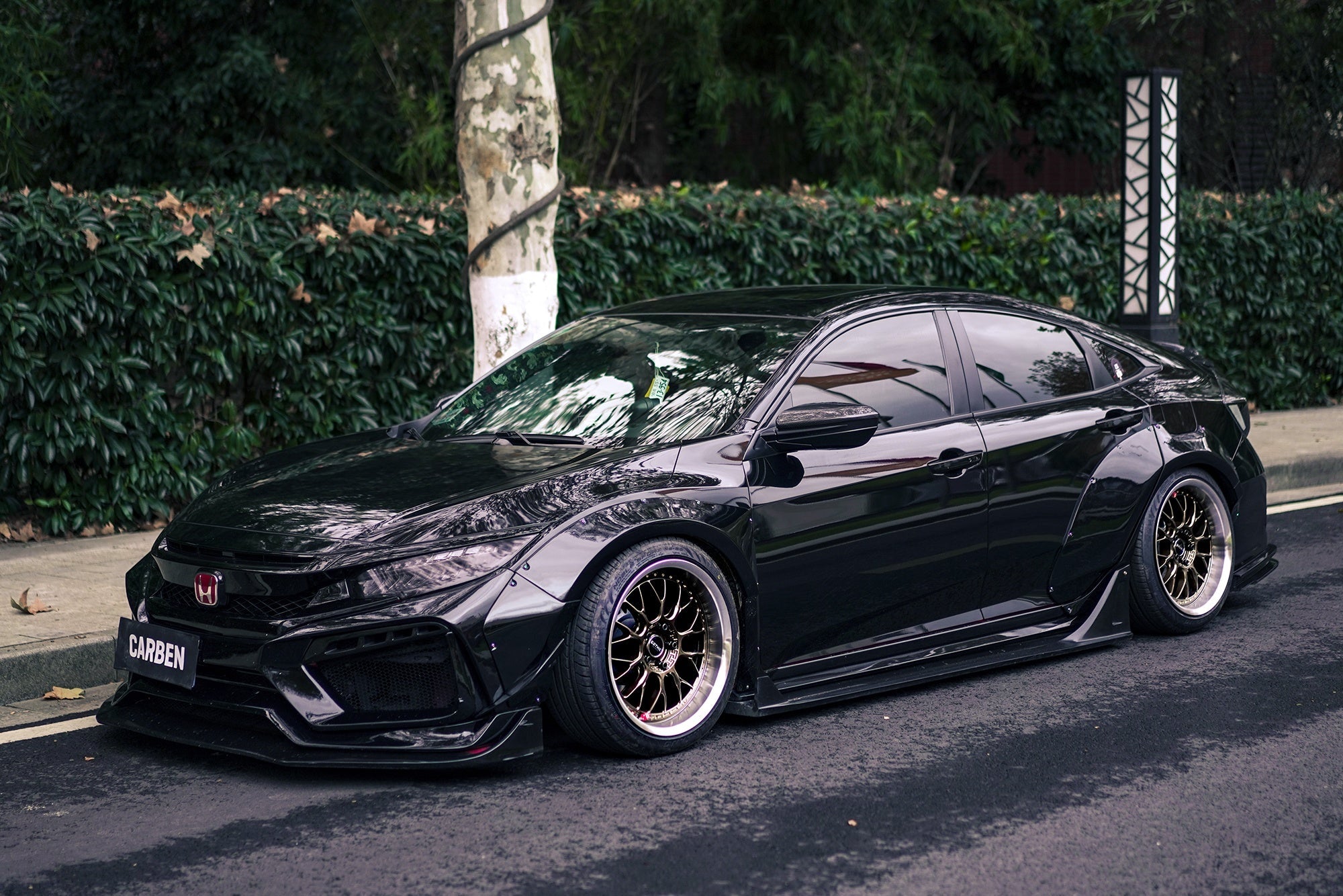 Robot 10th Gen Honda Civic SEDAN / Hatchback FRP Complete Widebody Kit Aftermarket Carbon Fiber Part / Bodykit - Robot Bodykits