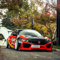 Robot 10th Gen Honda Civic SEDAN / Hatchback FRP Complete Widebody Kit Aftermarket Carbon Fiber Part / Bodykit - Robot Bodykits