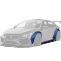 Robot 10th Gen Honda Civic SEDAN / Hatchback FRP Complete Widebody Kit Aftermarket Carbon Fiber Part / Bodykit - Robot Bodykits