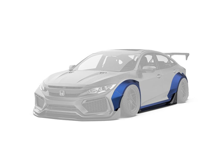 Robot 10th Gen Honda Civic SEDAN / Hatchback FRP Complete Widebody Kit Aftermarket Carbon Fiber Part / Bodykit - Robot Bodykits