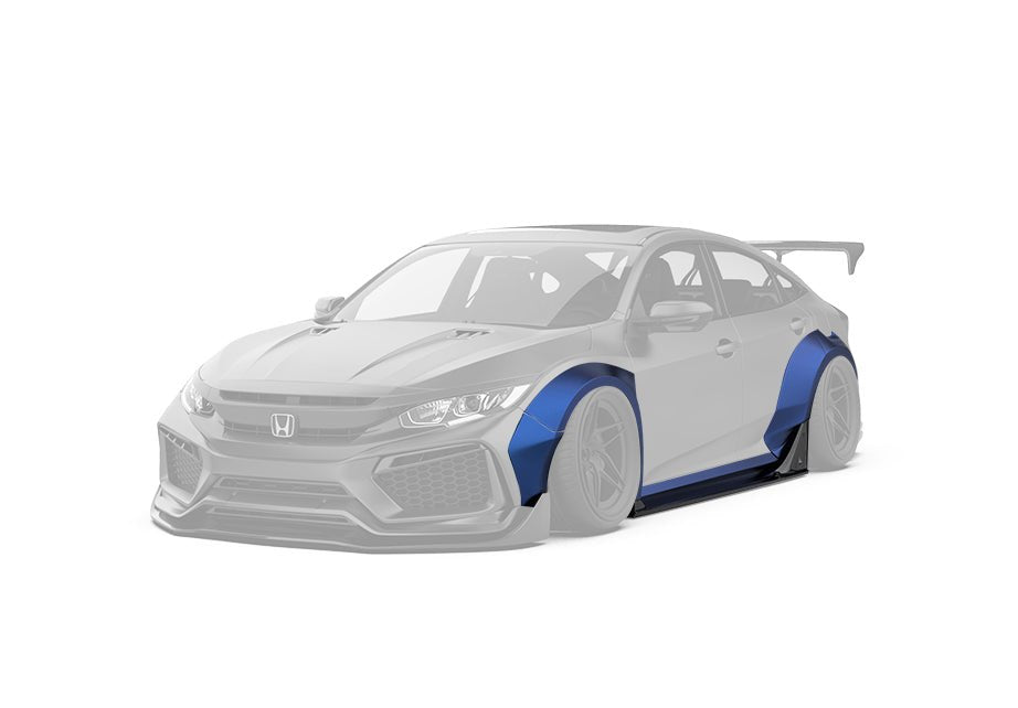 Robot 10th Gen Honda Civic SEDAN / Hatchback FRP Complete Widebody Kit Aftermarket Carbon Fiber Part / Bodykit - Robot Bodykits