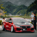 Robot 10th Gen Honda Civic SEDAN / Hatchback FRP Complete Widebody Kit Aftermarket Carbon Fiber Part / Bodykit - Robot Bodykits