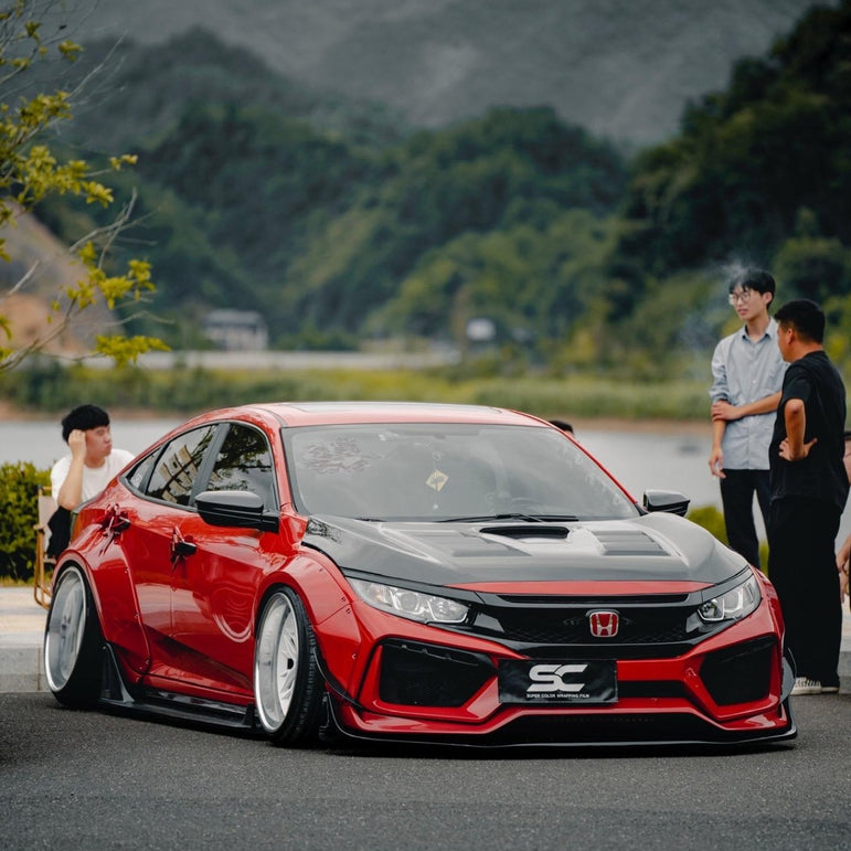 Robot 10th Gen Honda Civic SEDAN / Hatchback FRP Complete Widebody Kit Aftermarket Carbon Fiber Part / Bodykit - Robot Bodykits