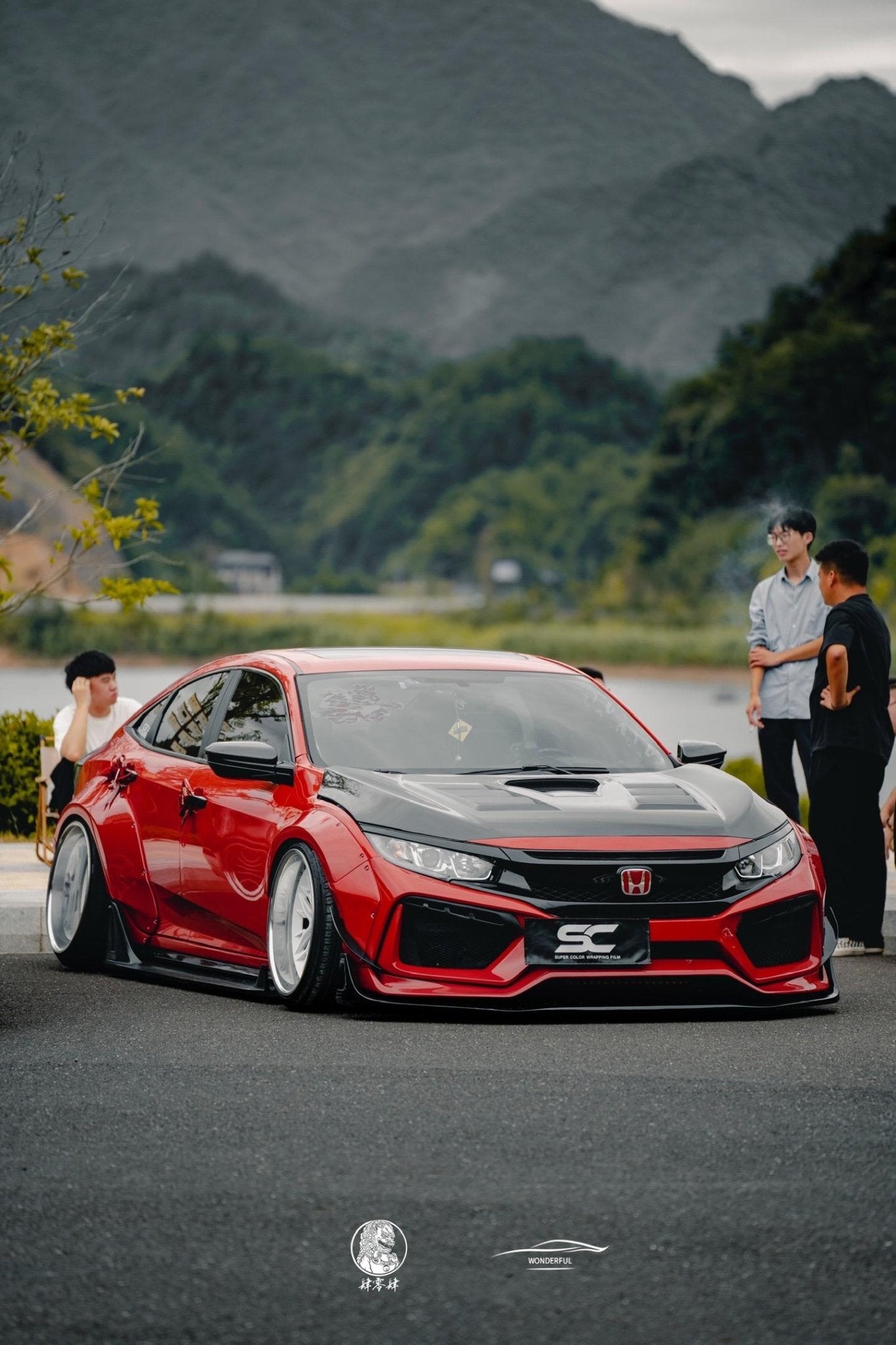 Robot 10th Gen Honda Civic SEDAN / Hatchback FRP Complete Widebody Kit Aftermarket Carbon Fiber Part / Bodykit - Robot Bodykits