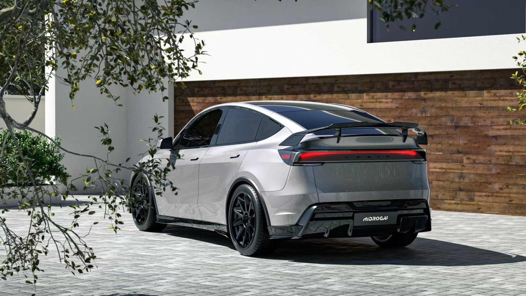 Robot 2025+ Tesla Model Y Carbon Fibre Spoiler Options Aftermarket Carbon Fiber Part / Bodykit - Robot Bodykits