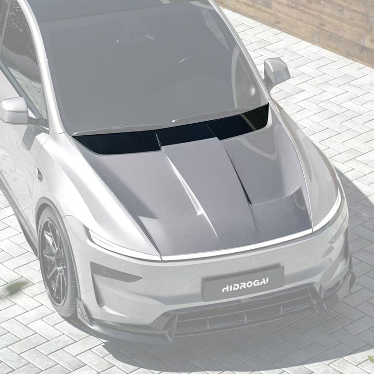 Robot 2025+ Tesla Model Y FRP / Carbon Fibre Bonnet Aftermarket Carbon Fiber Part / Bodykit - Robot Bodykits