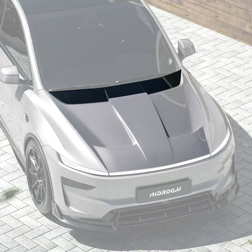 Robot 2025+ Tesla Model Y FRP / Carbon Fibre Bonnet Aftermarket Carbon Fiber Part / Bodykit - Robot Bodykits