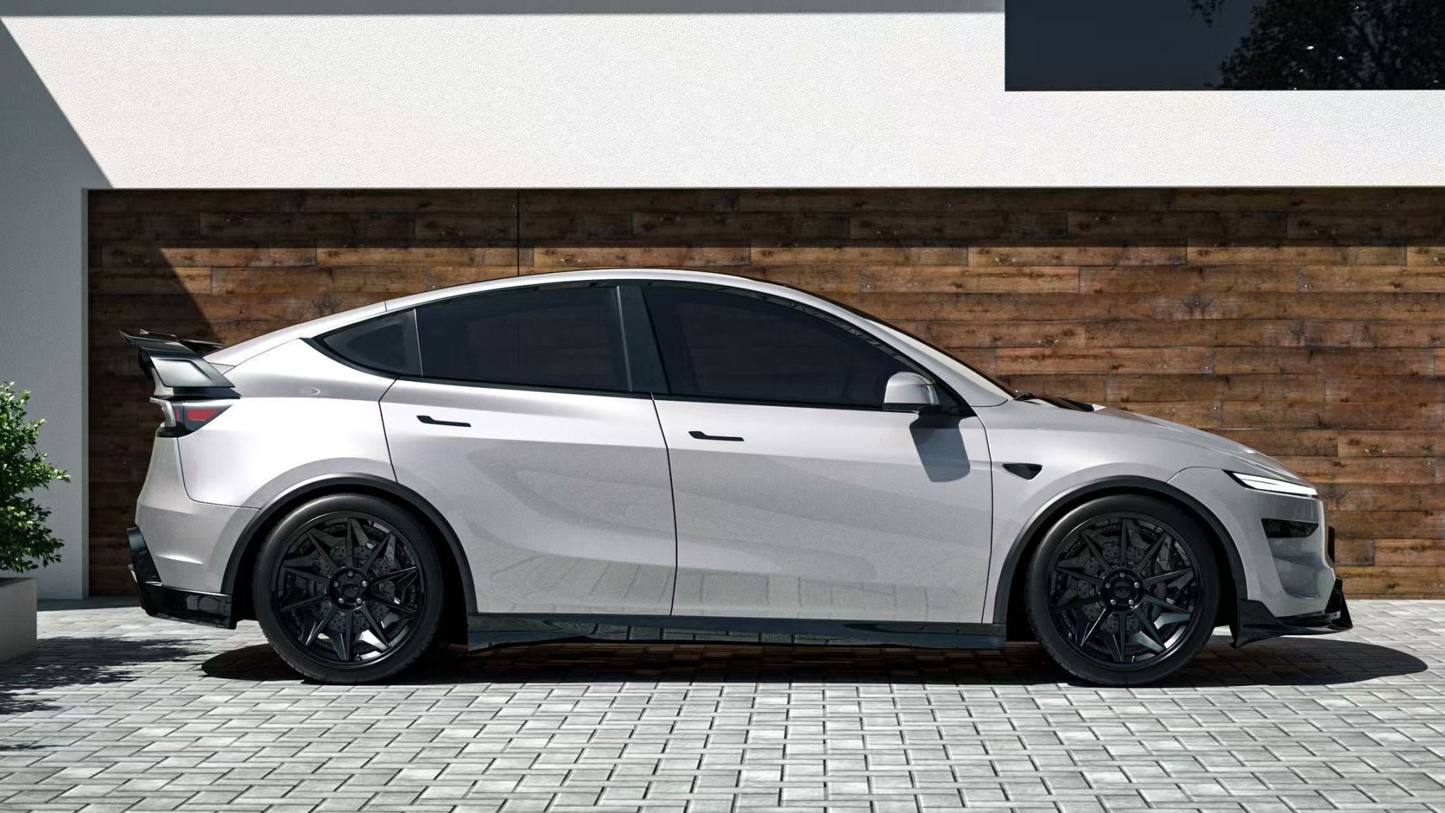 Robot 2025+ Tesla Model Y Lowline Kit Gloss Black / Carbon Bodykit Aftermarket Carbon Fiber Part / Bodykit - Robot Bodykits
