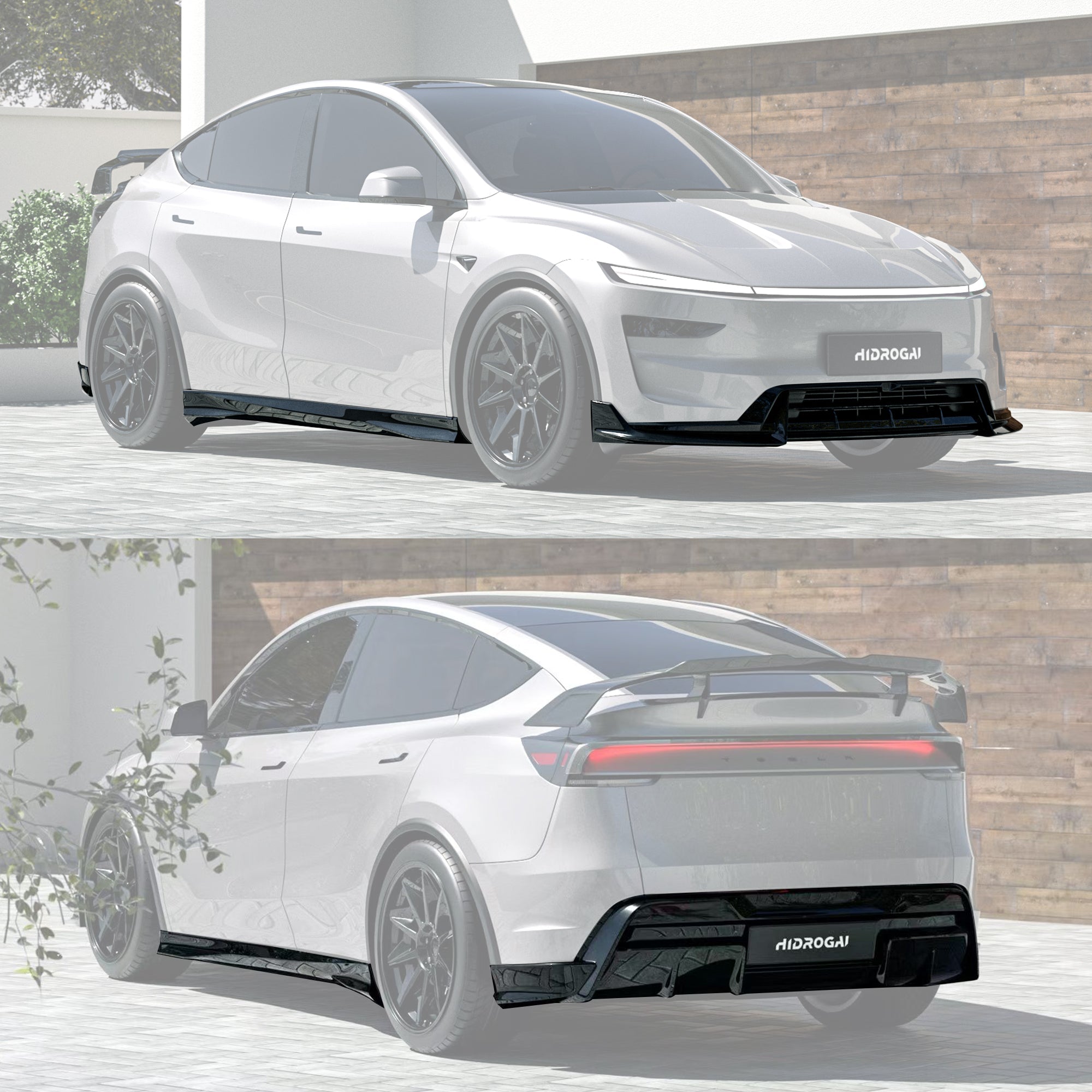 Robot 2025+ Tesla Model Y Lowline Kit Gloss Black / Carbon Bodykit Aftermarket Carbon Fiber Part / Bodykit - Robot Bodykits