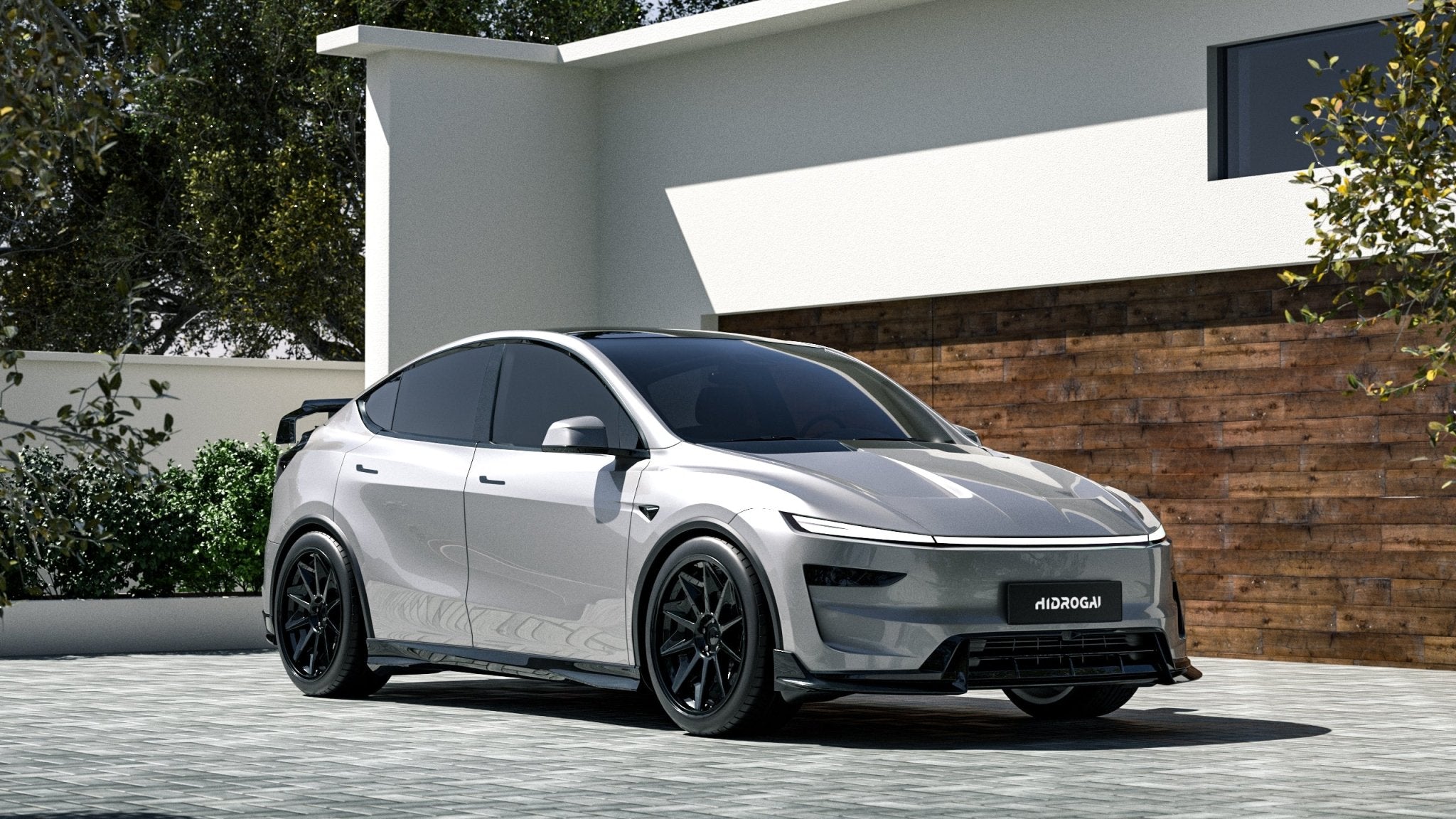 Robot 2025+ Tesla Model Y Lowline Kit Gloss Black / Carbon Bodykit Aftermarket Carbon Fiber Part / Bodykit - Robot Bodykits