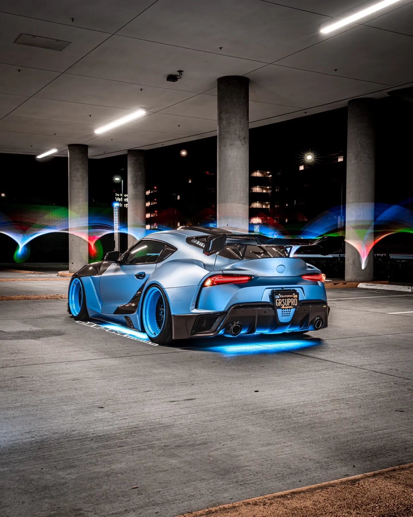 Robot Alerion (Style A) Toyota GR Supra Moray Full Widebody Kit Aftermarket Carbon Fiber Part / Bodykit - Robot Bodykits