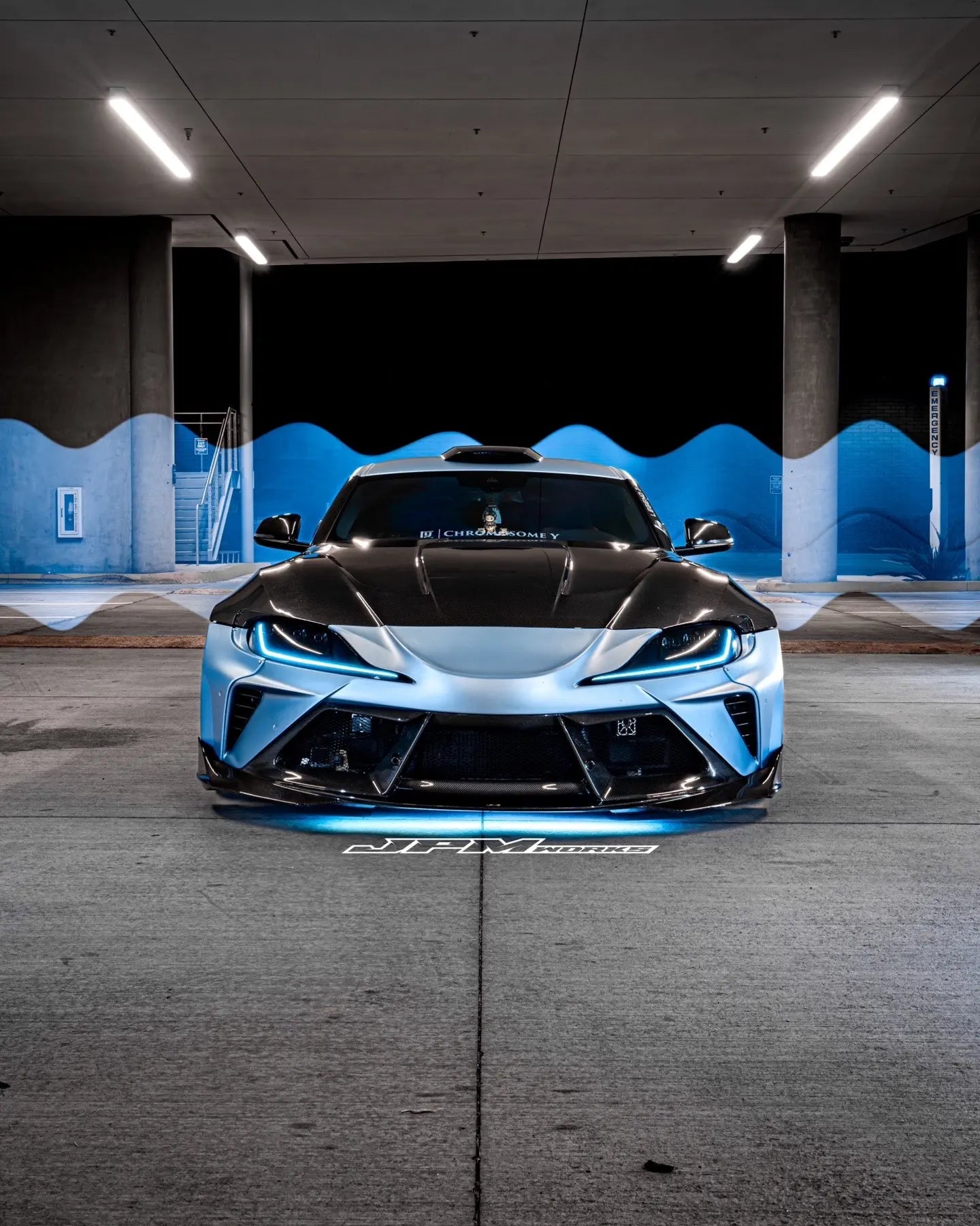 Robot Alerion (Style A) Toyota GR Supra Moray Full Widebody Kit Aftermarket Carbon Fiber Part / Bodykit - Robot Bodykits