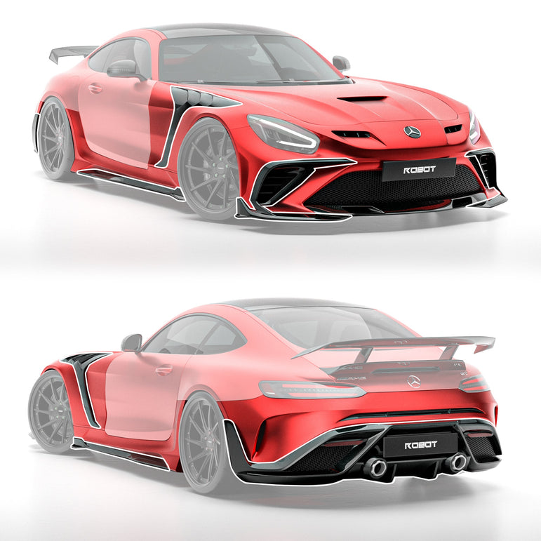 ROBOT AMG GT Paragon FRP/ WCF Body Kit for Mercedes-AMG GT (C190) Models Aftermarket Carbon Fiber Part / Bodykit - Robot Bodykits