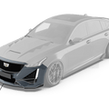 Robot Cadillac CT5 "Prism" FRP Front Bumper & Front Lip Aftermarket Carbon Fiber Part / Bodykit - Robot Bodykits