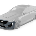Robot Cadillac CT5 "Prism" FRP Front Bumper & Front Lip Aftermarket Carbon Fiber Part / Bodykit - Robot Bodykits