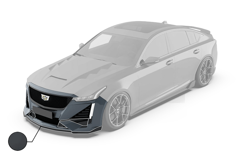 Robot Cadillac CT5 "Prism" FRP Front Bumper & Front Lip Aftermarket Carbon Fiber Part / Bodykit - Robot Bodykits