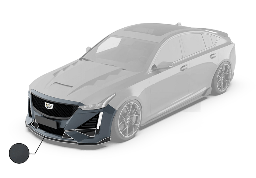 Robot Cadillac CT5 "Prism" FRP Front Bumper & Front Lip Aftermarket Carbon Fiber Part / Bodykit - Robot Bodykits