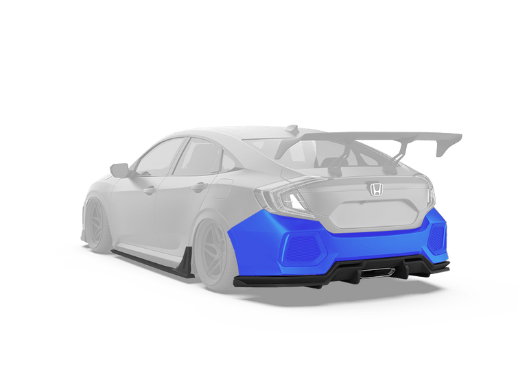 Robot Craftsman 10th Gen Honda Civic Body Kit Narrowbody Fibre Glass Reinforced Plastic Complete Body Kit Aftermarket Carbon Fiber Part / Bodykit - Robot Bodykits