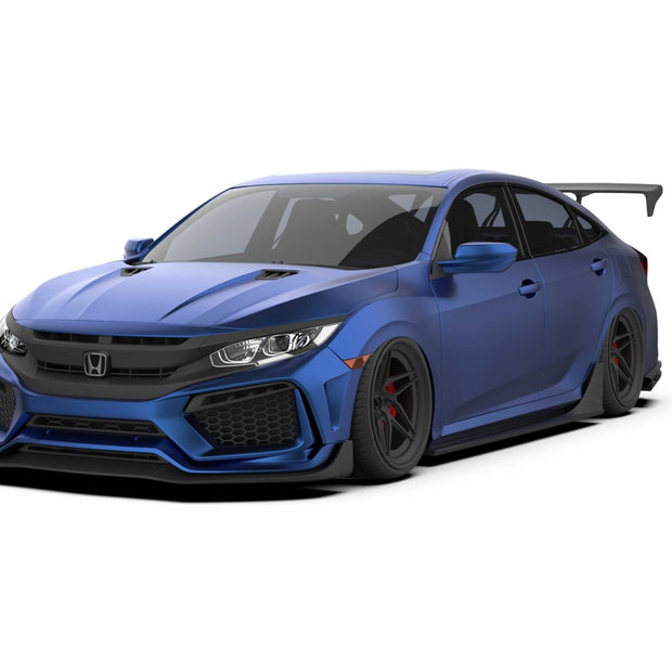 Robot Craftsman 10th Gen Honda Civic Body Kit Narrowbody Fibre Glass Reinforced Plastic Complete Body Kit Aftermarket Carbon Fiber Part / Bodykit - Robot Bodykits